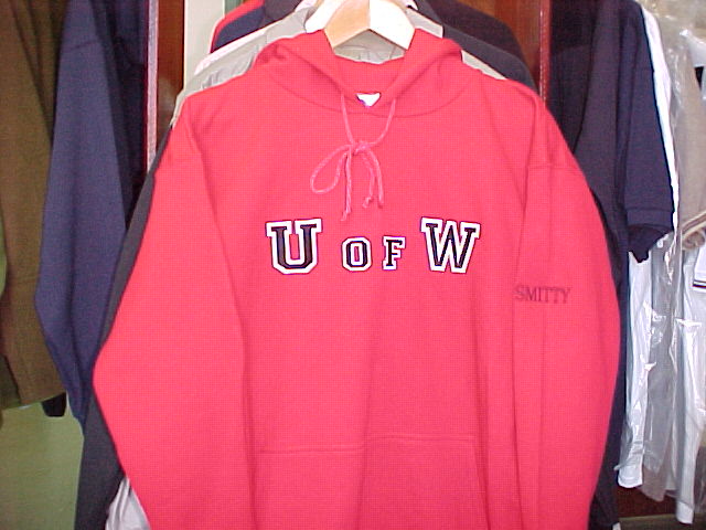 Embroidered or Screened Campus Wear