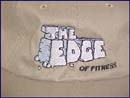 The Edge of Fitness hat embroidered logo.