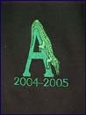 Alumni Alligator right thigh embroidered logo.